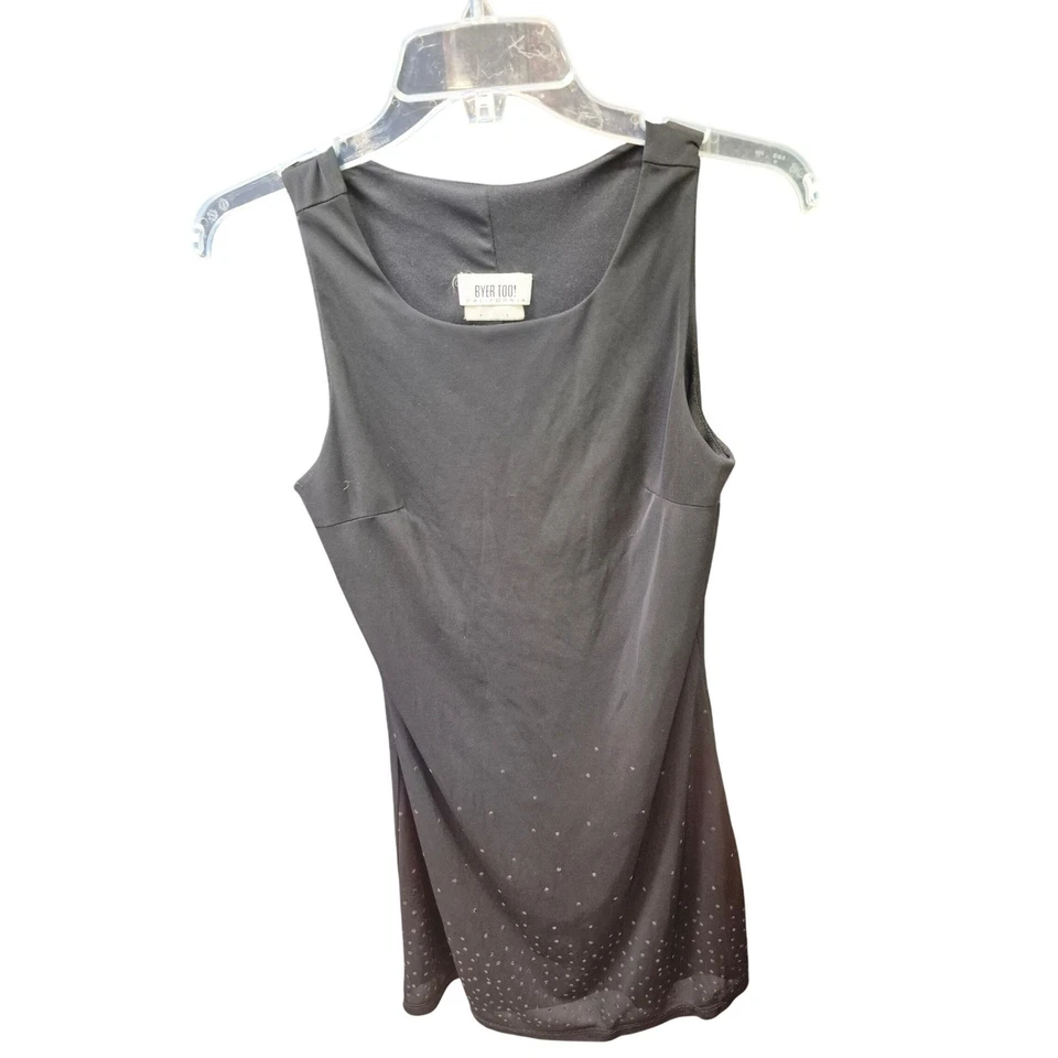 ¡Byer también de colección! Vestido California negro sin mangas estrás L 270 Foto 1 de 4