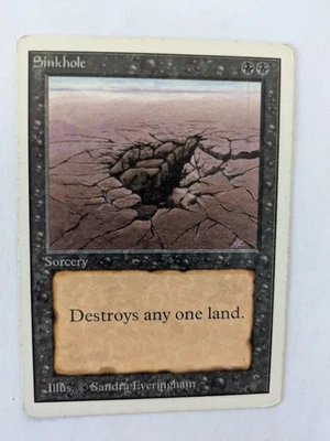 Sinkhole Unlimited MTG Exc Free shipping with trcking - Image 1 of 2