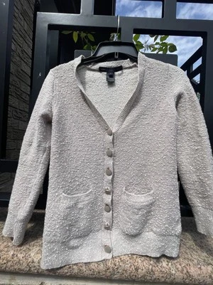 Marc by Marc Jacobs Cardigan Small Beige Women's Wool Blend Sweater - Image 1 of 4