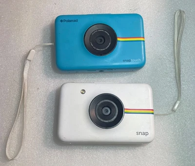 Polaroid Snap Instant Print Digital Camera White – Blue - Image 1 of 4