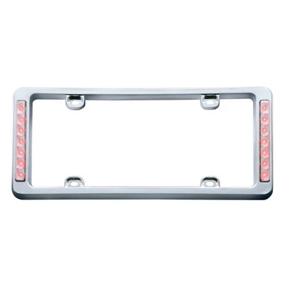 Marco de matrícula United Pacific 50121 14 LED cromado, LED blanco Foto 1 de 4