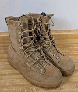 McRae Footwear Mens Sz 4.5W Wide Military Combat Boots 12 D 1055  Desert Vibram - Picture 1 of 16