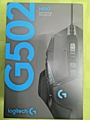 Logitech G502 HERO High Performance Wired Gaming Mouse, HERO 25K Sensor SEALED - Image 1 of 4