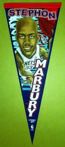 NEW JERSEY NETS STEPHON MARBURY NBA (12 by 30 inch) PENNANT - Picture 1 of 1