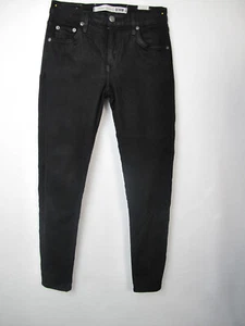 Lovers + Friends Damen Jeans schwarz Dark Wash Denim Gr. 26 Strech (JJ) - Bild 1 von 9