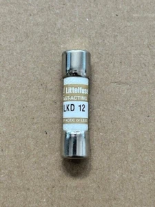 1 Stück Sicherung - KLKD12 - Littelfuse - 600V - 12A - Fast Acting Fuse - Picture 1 of 2