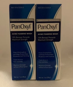 Panoxyl - Acne Foaming Wash 10% Benzoyl Peroxide 01/25 LOT Of 2 NEW Free Shippin - Picture 1 of 1