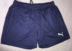 PUMA Mens Sport Shorts Size XL Navy Blue - Picture 1 of 4