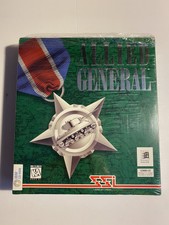 SSI ALLIED GENERAL*PC CD ROM Vintage Strategy Game*Tested & Works*