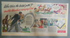 Woodbury Soap Ad: Who Takes The Bridal Path ! 1940's 7.5  x 15 inches