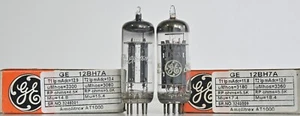 12BH7A GE made in USA New in Original Box AT1000 Amplitrex tested  1 MP (2 Pcs) - Picture 1 of 12