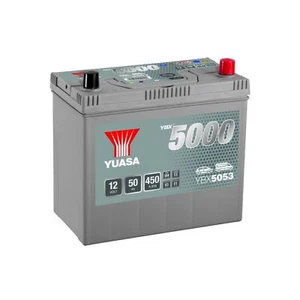 YUASA Car Battery YBX5053 12V 50Ah 450A 5 Years Warranty T1 T3 Starter SMF - Picture 1 of 8