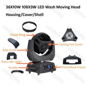 DJ Disco 36*10W LED Moving Head Lights case Wash Moving Heads Lighting Housing - Picture 1 of 10