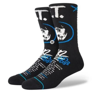 Stance Extra Terrestrial Crew Socks - Black - Picture 1 of 1