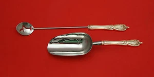 Monticello by Lunt Sterling Silver Bar Set 2pc HHWS  Custom Made - Picture 1 of 1