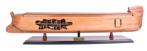 Modelo de barco Génesis Arca de Noé casco abierto modelo de barco de madera réplica - Imagen 1 de 14