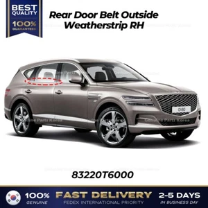 ⭐Genuine⭐ Rear Door Belt Outside Weatherstrip RH 83220T6000 for Genesis GV80 - Picture 1 of 2