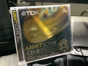Unopend TDK Lightscribe CD-R 52x - Bild 1 von 3