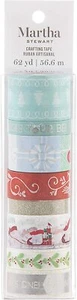 Martha Stewart 8 rollos de cinta artesanal Washi Navidad, regalos y osos polares - Imagen 1 de 2