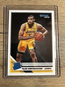 2019-20 Donruss Rated Talen Horton-Tucker RC Rookie Card LA Lakers #248 HOT!!!