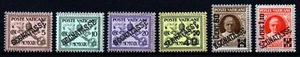 Vaticano 1931 Juego Oporto Portomarcas Nº 1 - 6 * Limpio con resto - Pliegue Vaticano - Imagen 1 de 2