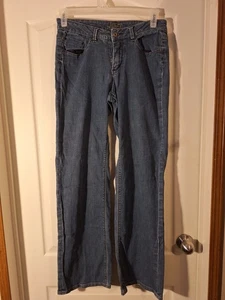 Jag Jeans Größe 10 Stretch Damen Medium Wash Blumenmuster auf 1 Gesäßtasche - Bild 1 von 5