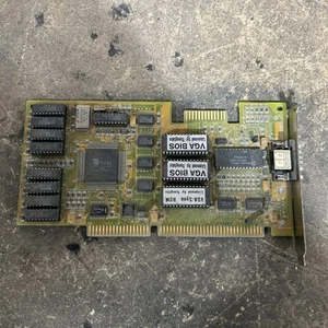 Vintage Britek 1mb Tseng ET4000AX ISA Video Card Works RD - Picture 1 of 2
