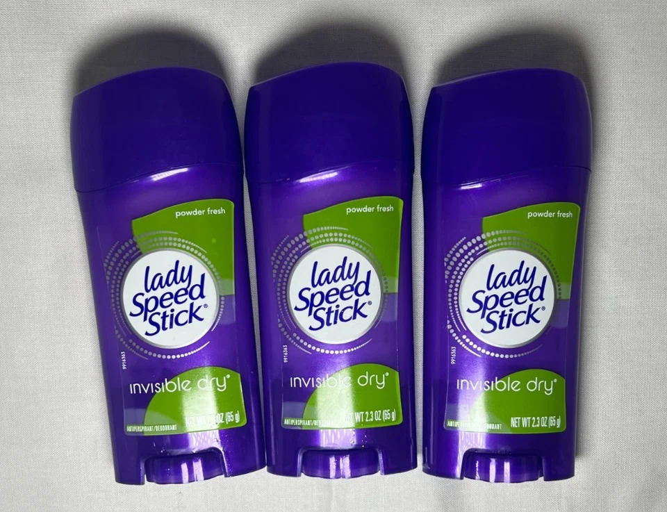 Desodorante y antitranspirante seco invisible Lady Speed Stick paquete de 3 2,3 oz Foto 1 de 4