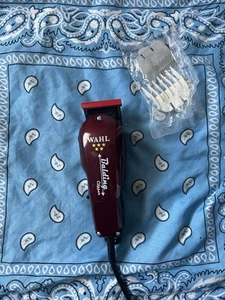 Wahl Professional 5 Star Series Corded Balding Clipper, Single Cut, Red - Picture 1 of 6