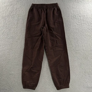 Gap Fit Damen Hose Braun Small High Rise Jogger Windbreaker Pant 100% Nylon - Bild 1 von 16