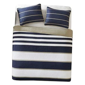 Quilt Set Trendy Casual Fun, Vibrant Color Design, Hypoallergenic All Season, - Picture 1 of 7