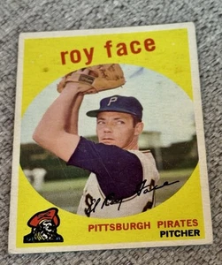 1959 Topps - Roy Face #339 VG - Free Shipping - Picture 1 of 2