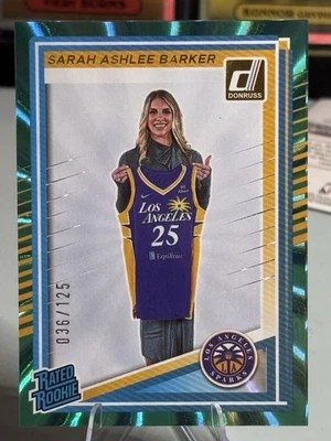 2025 Panini WNBA Donruss SARAH ASHLEE BAKER #100 RC Rookie Teal /125 🔥💎 - Image 1 of 2