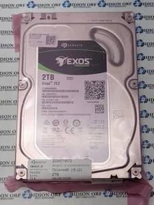 SEAGATE 2TB 3.5" SATA3 HDD 7200 RPM ST2000NM0008-2F3100, GRADE B, SKU 12081 - Picture 1 of 2
