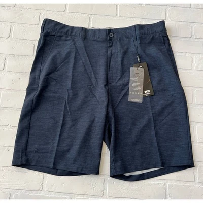 HEAD Golf Men's New Dark Blue Marcello UV Protection Wicking Shorts- sz 38 - Image 1 of 4