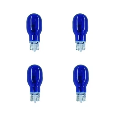 4x 921 Blue Light Bulb Auto Car Interior Cargo Tail Brake Backup Lamp Wedge T16 - Image 1 of 2