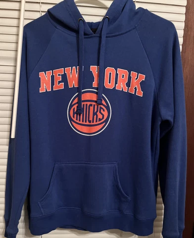 New York Knicks Blue Hoodie Sweatshirt M (Small) Cover