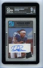 2021 Clearly Donruss Derrick Henry Rated Rookie Auto SSP Rare Edition 9/10 💎💎