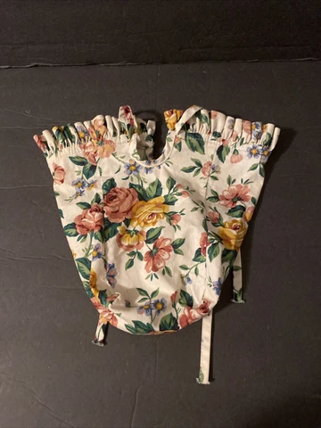 Small Longaberger Basket Liner, Floral Cover