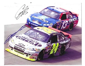 Doble Auto NO de/paquete-Jeff Gordon & Casey Mears--¡Foto de 8 x 10! - Imagen 1 de 1
