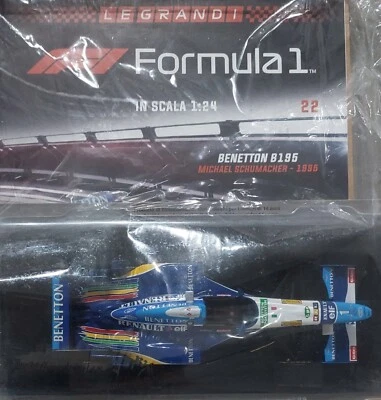 Le Grandi Formula 1  Benetton F1 di Michael Schumacher del 1995 in scala 1:24 - Immagine 1 di 4