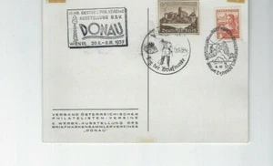 1937 Briefmarkensammlerverein Donau Postkarte - Bild 1 von 2