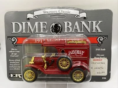ERTL Treasure Classic 1913 Model T Van Dime Bank 1/43 Die Cast Replica AGWAY - Image 1 of 4