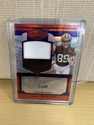 2023 Panini P&P - Rookie Jumbo Jersey Autographs #24 Cedric Tillman /25 - Image 1 of 2