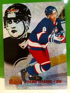 1995-96 TEEMU SELANNE  SCORE HOCKEY LAMP LIGHTERs #14 Winnipeg Jets