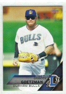 2017 Durham Bulls (Triple A-Tampa Bay Rays) Granden Goetzman