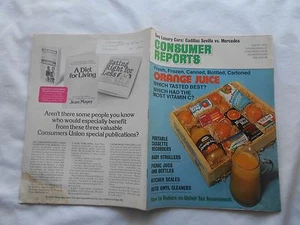 CONSUMER REPORTS Magazine-AUGUST,1976-ORANGE JUICE-WHICH TASTED BEST ? - Picture 1 of 1