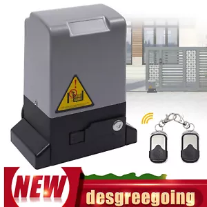 2700lb/1200KG Electrico Automatic Sliding Gate Opener Motor With 2 Remotes 550W - Picture 1 of 12