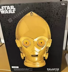 Disney D23 Star Wars Galactic Archive Series C-3PO Head Lights Sounds Helm Neu - Bild 1 von 6