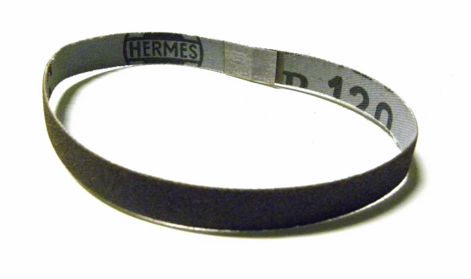 НОВЫЙ ШЛИФОВАЛЬНЫЙ РЕМЕНЬ HERMES ABRASIVE RB316X-FLEX 1/2 ДЮЙМА X 12 ДЮЙМОВ ЗЕРНИСТОСТЬ 120 (ДОСТУПНО 200) - Изображение 1 из 1
